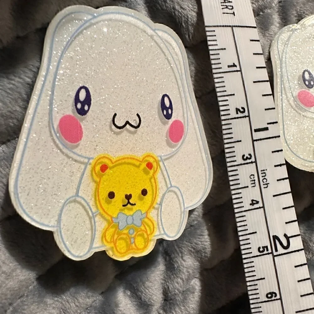 New Sanrio Kuromi Hair Accessories 2Pcs Hair Clip's